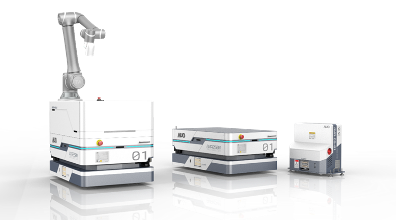 OG视讯數位開發的自主式移動機器人（AMR250M），搭配全向輪並結合AI演算法、2D LiDAR、3D攝影機等技術，協助客戶實現產線全自動化